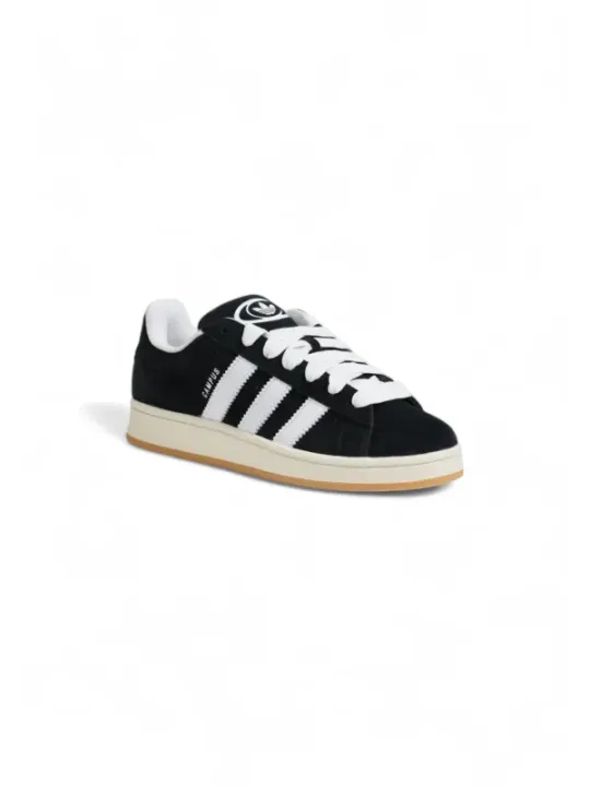 Schwarzer Adidas Sneaker mit weißem Logo