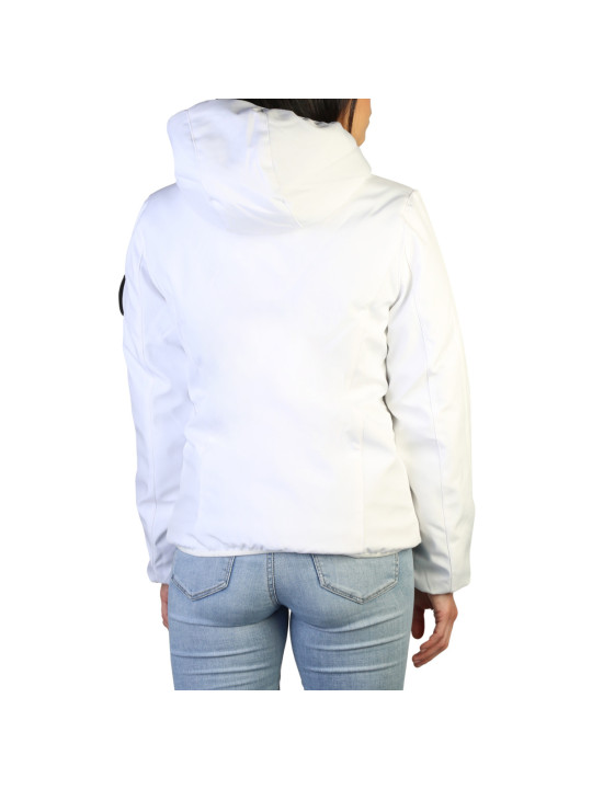 Weiße Damen Kapuzenjacke für Outdoor-Aktivitäten