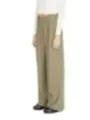 Khaki hohe Taille weite Hosen