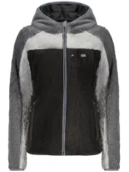 "Norwegen 1963: Schwarzes Damen Sweatshirt mit Reißverschluss"