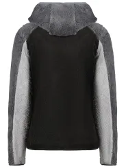 "Norwegen 1963: Schwarzes Damen Sweatshirt mit Reißverschluss"