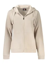 Beiges Damen Sweatshirt 'Norwegen 1963' mit Reißverschluss