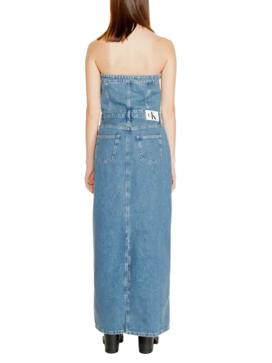 "Calvin Klein Jeans Kleider im Sale | Calvin Klein Jeans - Calvin Klein Jeans Abito Donna online kaufen"|Planet-Deluxe