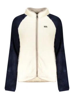 Norwegen 1963 Damen Sweatshirt Weiß mit Reißverschluss