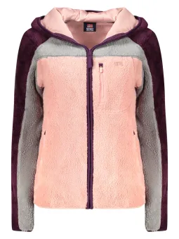 Norwegen 1963 Damen-Sweatshirt Rosa mit Reißverschluss