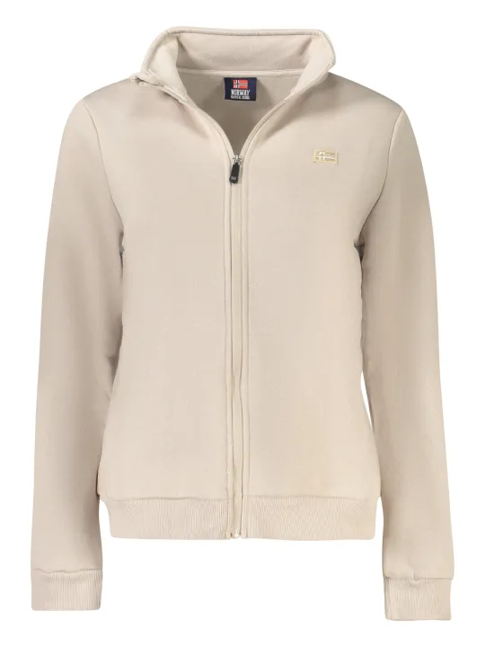 Norwegen 1963 Beige Damen Zip-Sweatshirt