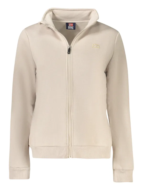 Norwegen 1963 Beige Damen Zip-Sweatshirt