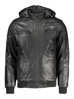 "Academy Herrenjacke Schwarz - Stil & Komfort vereint"