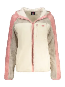 Norwegen 1963 Damen Sweatshirt Weiß mit Reißverschluss