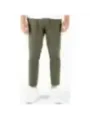 Grüne Herrenhose mit Knopfleiste
