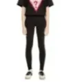 Schwarze Leggings mit rotem Dreieck