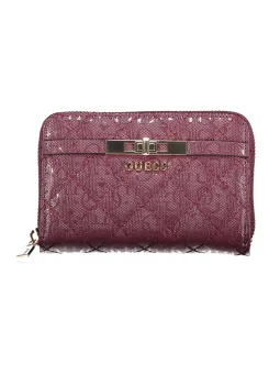 Guess Jeans Damen Rote Brieftasche GG8157140 - Stil & Eleganz