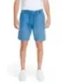 Leichte Denim-Shorts mit Knopfleiste