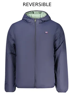 "Norwegen 1963 Herrenjacke – Blaue Eleganz & Stil"