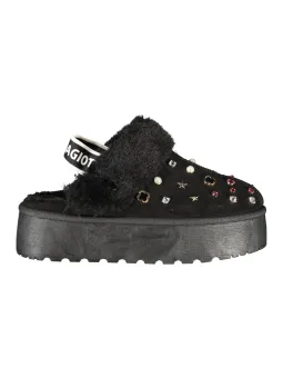 LAURA BIAGIOTTI SCHWARZE WINTER-CLOGS FÜR DAMEN