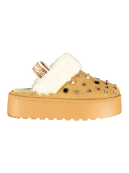 LAURA BIAGIOTTI DAMEN-WINTER-CLOGS, BRAUN