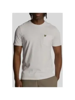 Weißes T-Shirt mit Vogel-Logo