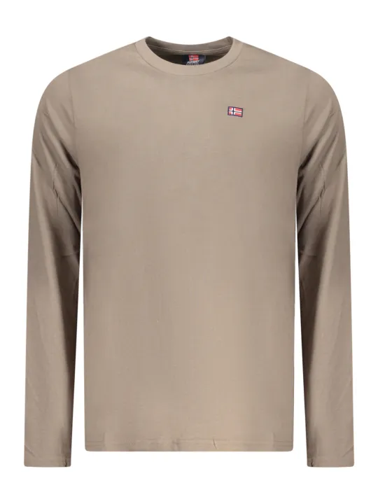 NORWEGEN 1963 Herren Langarm T-Shirt Braun - Stilvoll & Zeitlos NORWEGEN 1963 Herren Langarm T-Shirt Braun - Stilvoll & Zeitlos