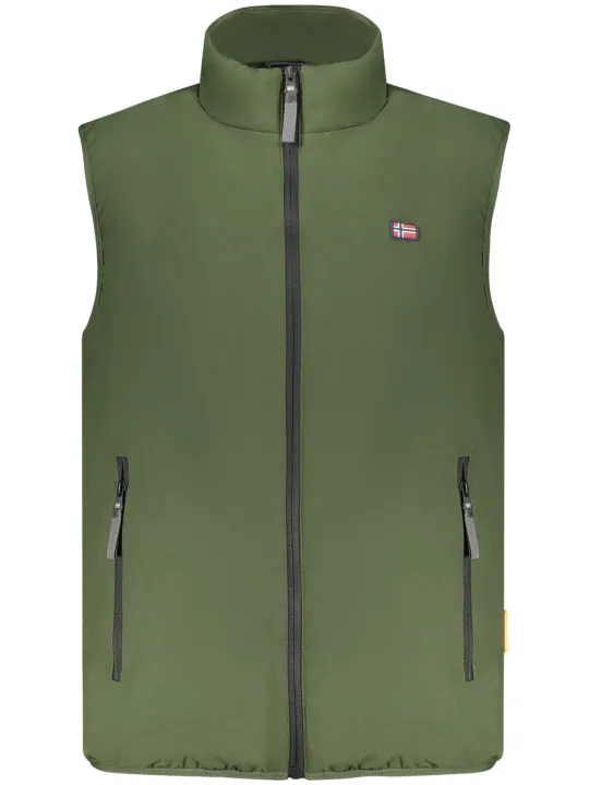 Norwegen 1963 Herren Grüne Ärmellose Jacke