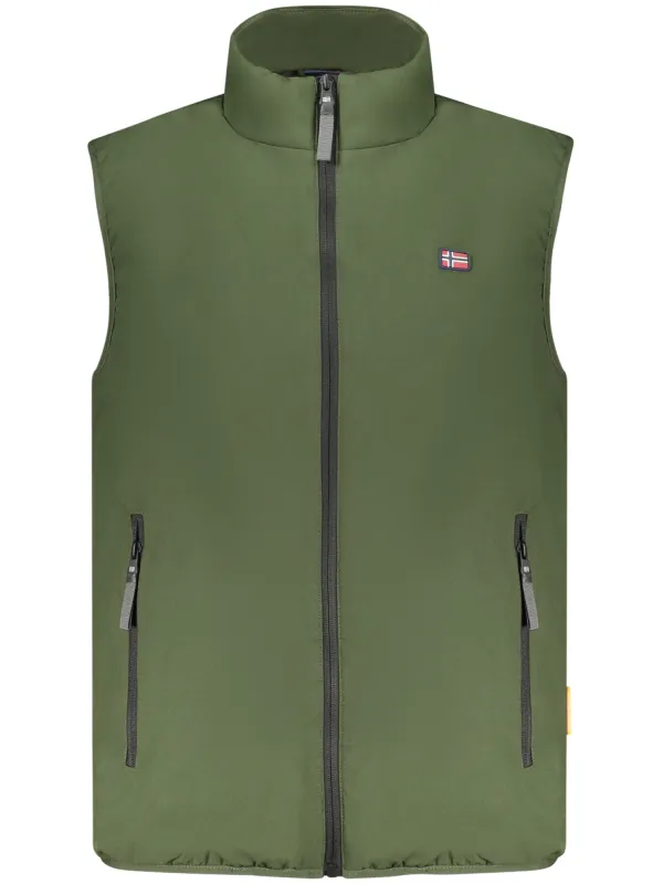 Norwegen 1963 Herren Grüne Ärmellose Jacke