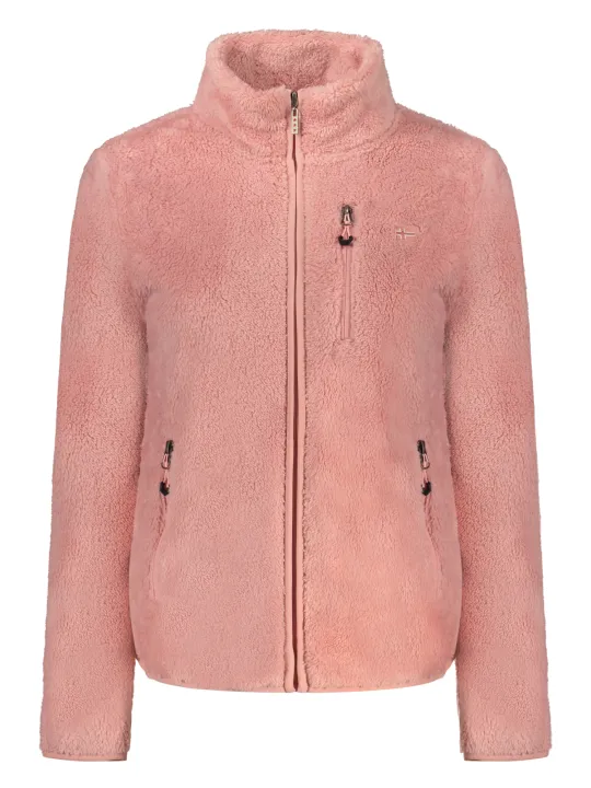 Norwegen 1963 Rosa Damen Sweatshirt mit Reißverschluss Norwegen 1963 Rosa Damen Sweatshirt mit Reißverschluss