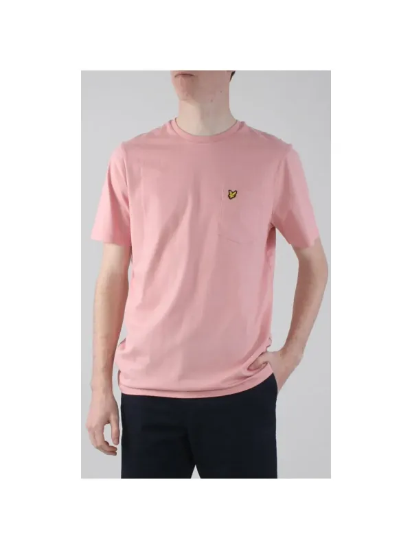 Pink T-shirt mit Schmetterling Stickerei Pink T-shirt mit Schmetterling Stickerei