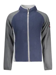 "NORWEGEN 1963 Herren Sweatshirt Blau mit Reißverschluss"