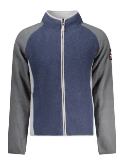 "NORWEGEN 1963 Herren Sweatshirt Blau mit Reißverschluss"