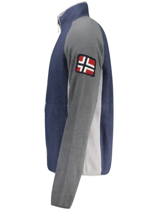 "NORWEGEN 1963 Herren Sweatshirt Blau mit Reißverschluss" "NORWEGEN 1963 Herren Sweatshirt Blau mit Reißverschluss"