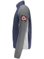 "NORWEGEN 1963 Herren Sweatshirt Blau mit Reißverschluss" "NORWEGEN 1963 Herren Sweatshirt Blau mit Reißverschluss"