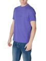 Lavendelfarbenes Ea7 Herren T-Shirt