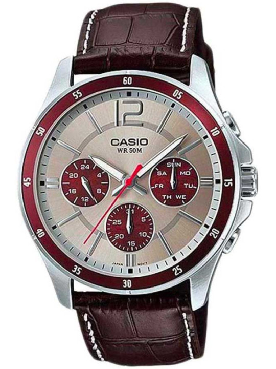 Uhren Casio - MTP-1374L - Braun 120,00 € 4971850054924 | Planet-Deluxe