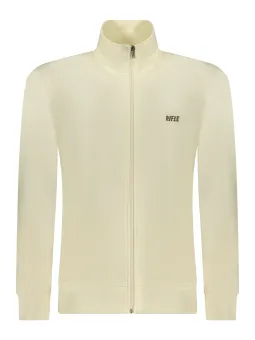 RIFLE Herren Sweatshirt Weiß mit Reißverschluss