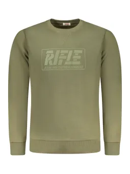 Grünes Rifle Herren-Sweatshirt mit Reißverschluss