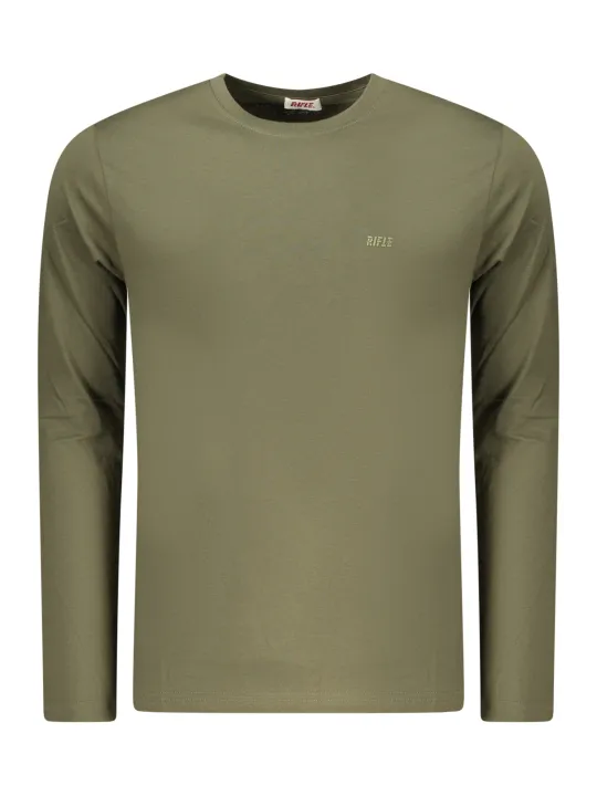 RIFLE Herren Langarm T-Shirt in Grün - Komfort & Stil RIFLE Herren Langarm T-Shirt in Grün - Komfort & Stil