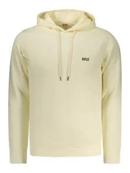 "Rifle Herren Bio-Sweatshirt Weiß mit Reißverschluss"