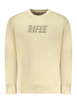 RIFLE Herren Sweatshirt Beige mit Reißverschluss - Komfort pur