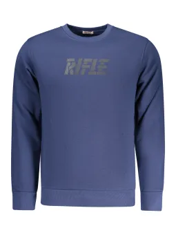 "RIFLE Herren Sweatshirt Blau - Reißverschluss, Komfortabel"