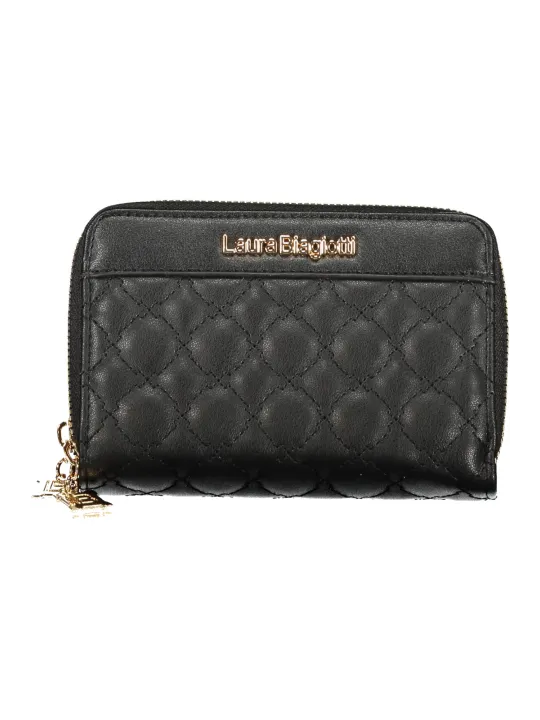 LAURA BIAGIOTTI Damenbrieftasche in elegantem Schwarz LAURA BIAGIOTTI Damenbrieftasche in elegantem Schwarz