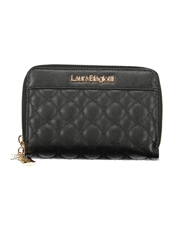 LAURA BIAGIOTTI Damenbrieftasche in elegantem Schwarz LAURA BIAGIOTTI Damenbrieftasche in elegantem Schwarz