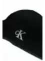 Schwarze Calvin Klein Logo Beanie Mütze