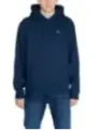 Tommy Hilfiger dunkelblauer Kapuzenpullover aus Baumwolle