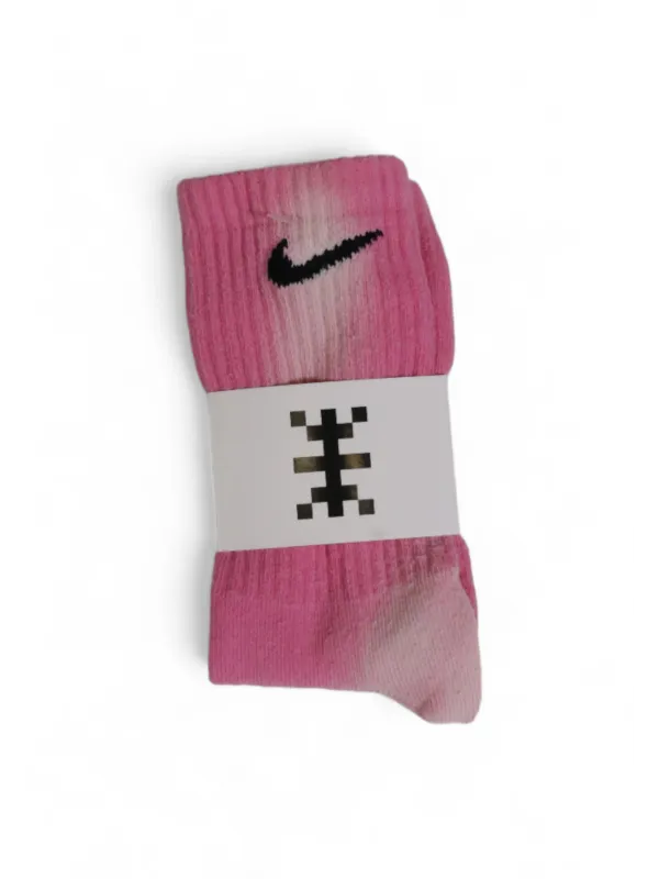Pink Nike Crew Socks Detail Pink Nike Crew Socks Detail