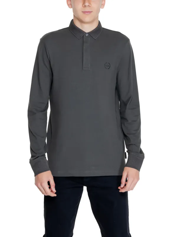 Armani Exchange Langarm Poloshirt Logo Armani Exchange Langarm Poloshirt Logo