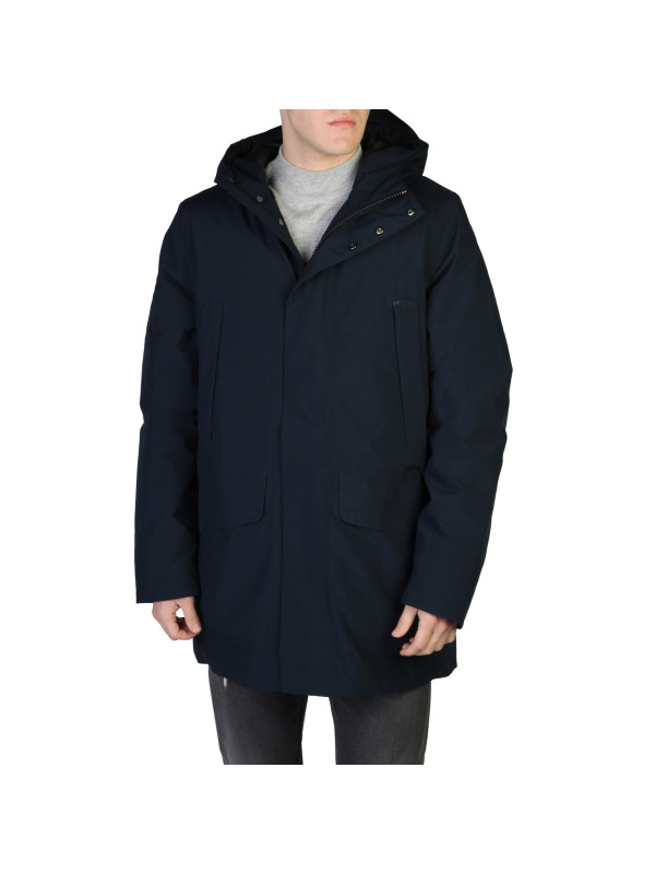 Blaue wasserdichte Herren Winterjacke Save The Duck Blaue wasserdichte Herren Winterjacke Save The Duck