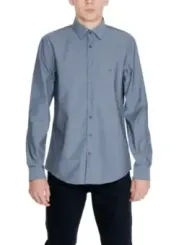 Leichter blau gestreifter Calvin Klein Hemd
