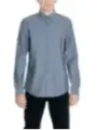 Leichter blau gestreifter Calvin Klein Hemd