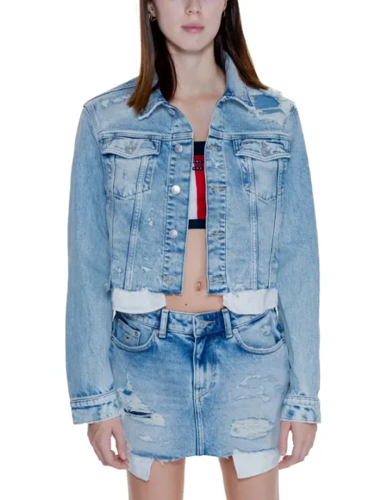 Tommy Hilfiger Jeansjacke hellblau klassisch