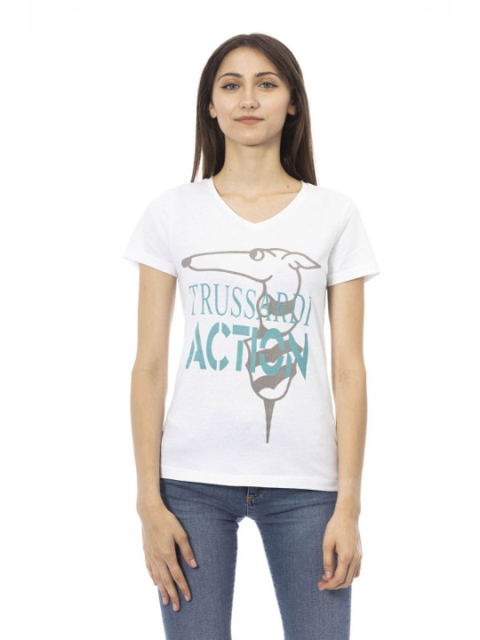 T-Shirts Trussardi Action - 2BT27 - Weiß 60,00 €  | Planet-Deluxe