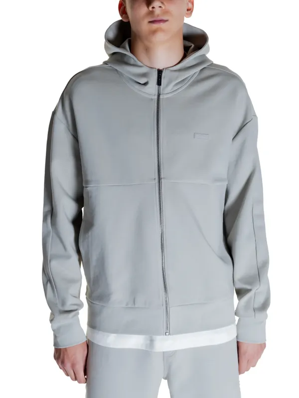 Calvin Klein grauer Hoodie Jogginganzug Calvin Klein grauer Hoodie Jogginganzug